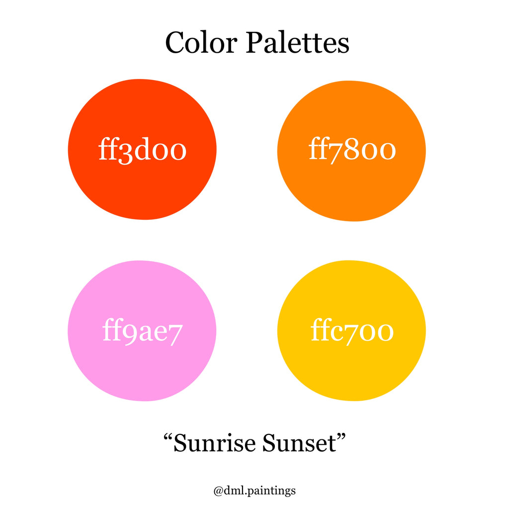 Color palettes by DML