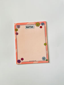 "Floral Notes"Notepad