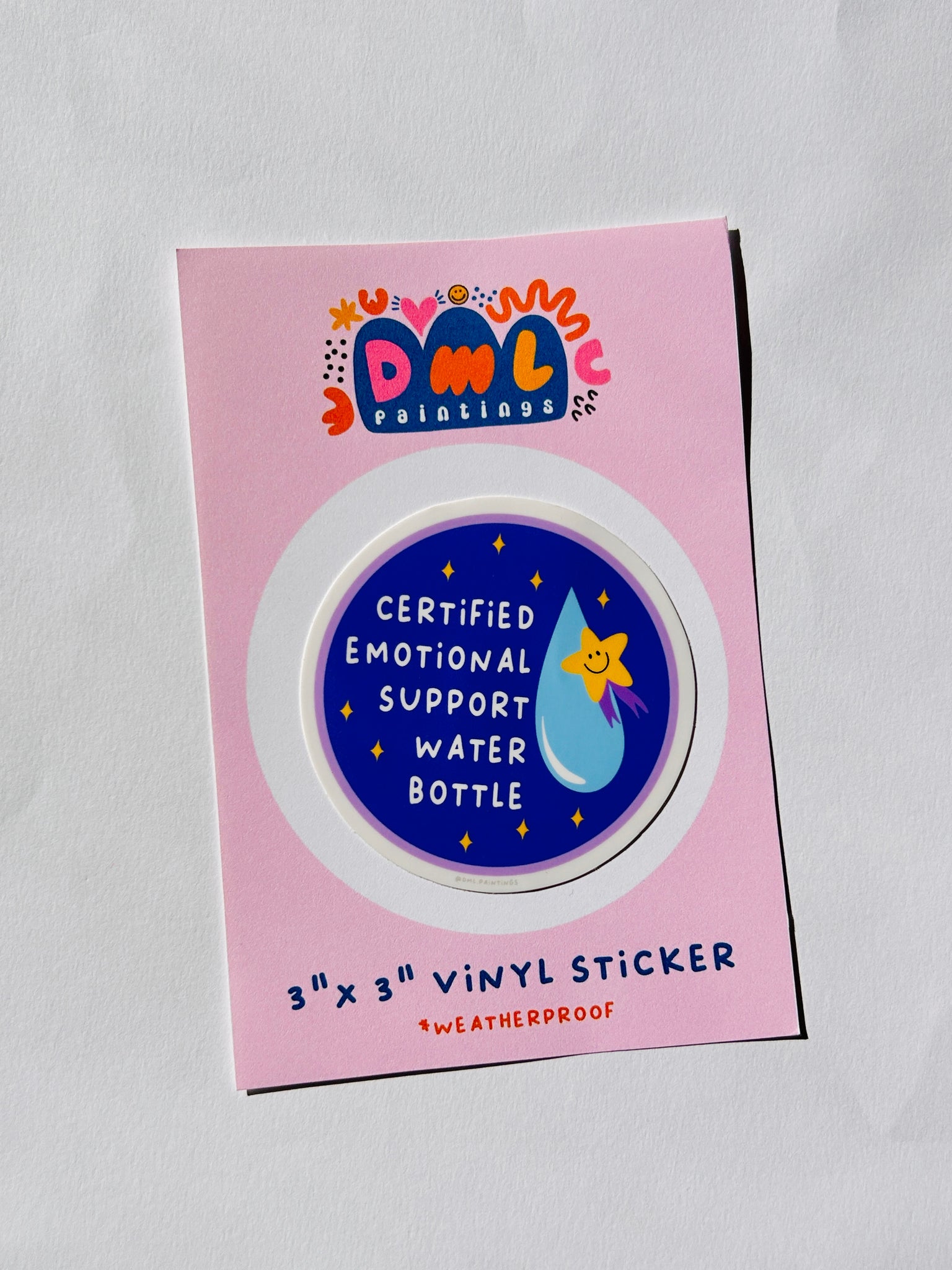 "Emotional Water Bottler" Sticker