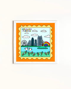 "Orlando Stamp” Print