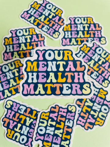 “Mental Health Matters” Sticker