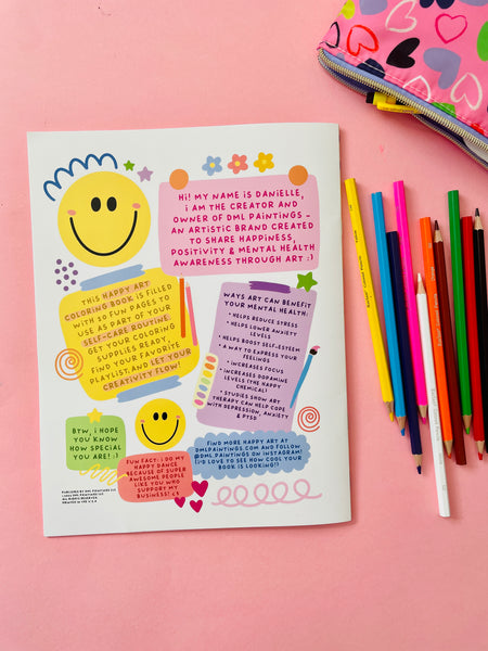 "Happy Art" Coloring Book