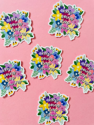 "Keep Going" Sticker