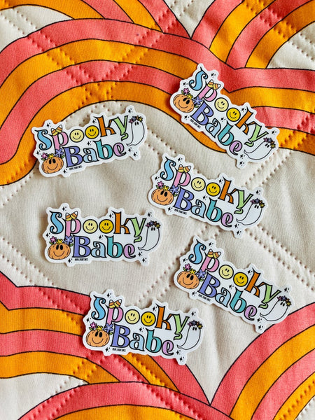 "Spooky Babe" Sticker