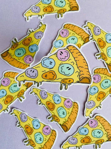 “Happy Pizza” Sticker